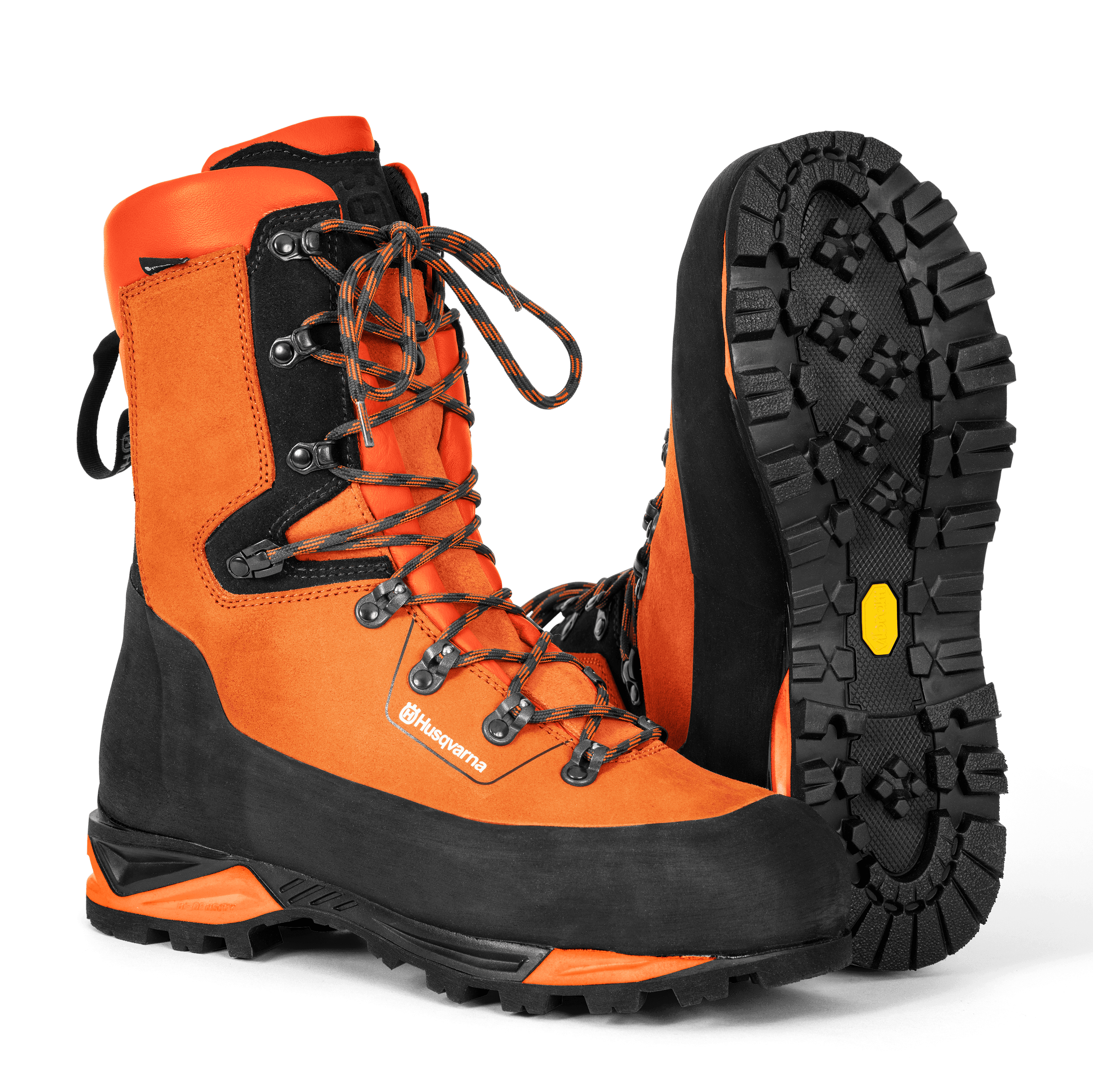 Protective leather boots with saw protection, Technical 24 image 1